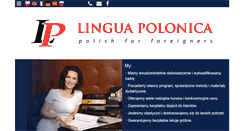 Desktop Screenshot of linguapolonica.com.pl